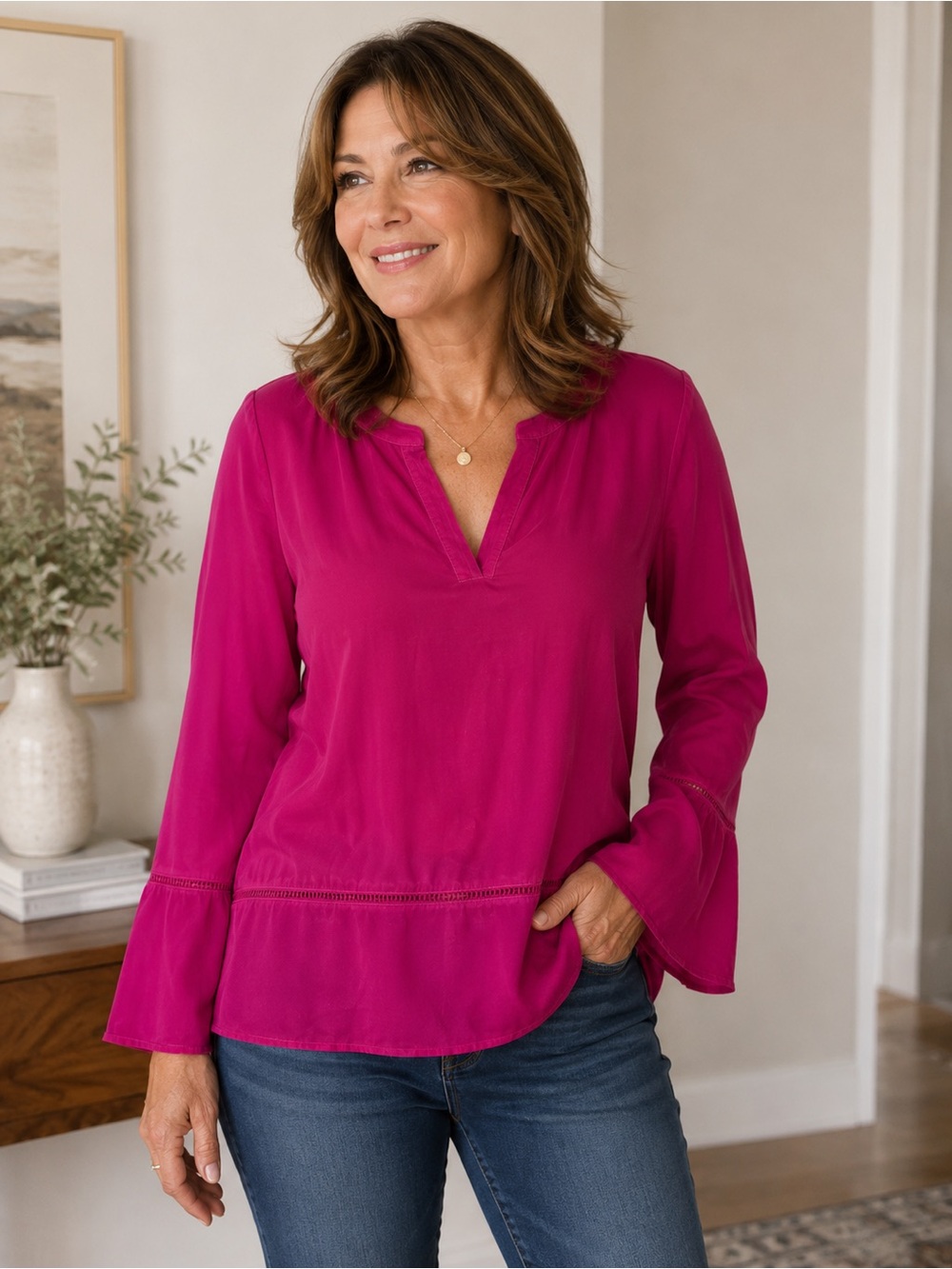 Crown and Ivy Tunic Top - Size M